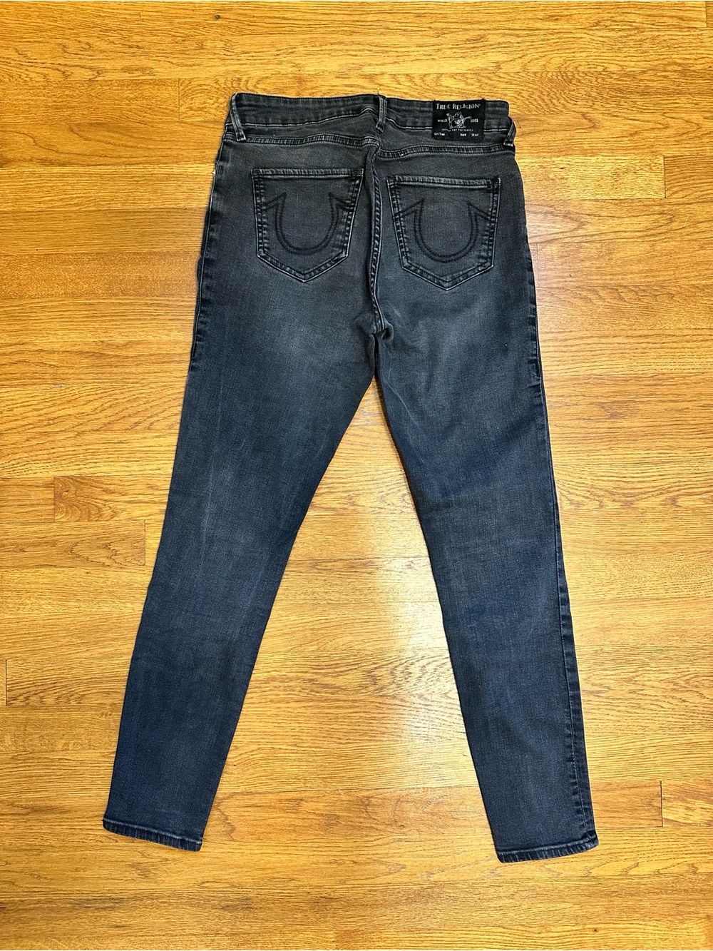 True Religion Women's Black Washed Skinny Jeans - Picture 4 of 4